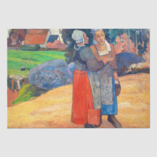 Paul Gauguin - Bretonische Bäuerinnen Seidenpapier