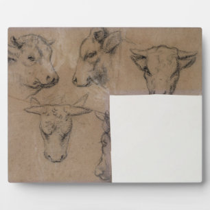 Paul Gauguin   Cinq Croquis de tete de vache (penc Fotoplatte