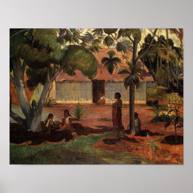 Paul Gauguin Das große Baumposter Poster (Vorne)