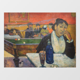 Paul Gauguin - Das Nachtcafé, Arles Fensteraufkleber