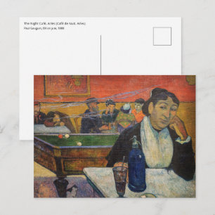 Paul Gauguin - Das Nachtcafé, Arles Postkarte