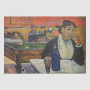 Paul Gauguin - Das Nachtcafé, Arles Seidenpapier