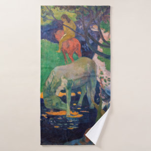 Paul Gauguin - Das Weiße Pferd Badhandtuch Set