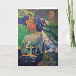 Paul Gauguin - Das weiße Pferd Karte