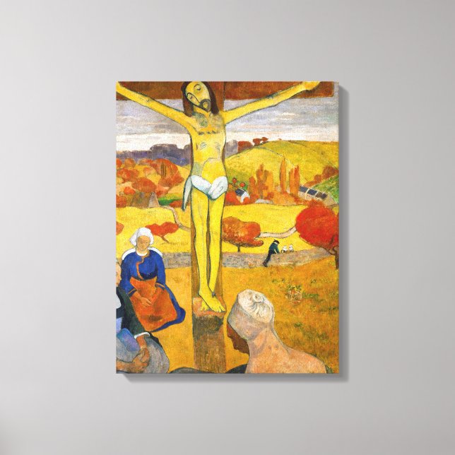 Paul Gauguin - Der gelbe Christus Leinwanddruck (Vorderseite)