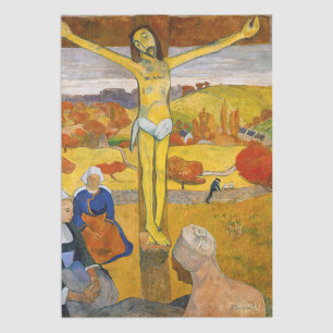 Paul Gauguin - Der Gelbe Christus Seidenpapier