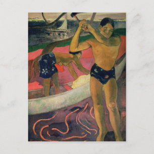 Paul Gauguin   Der Mann mit einem Geschlecht, 1891 Postkarte