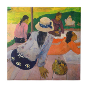 Paul Gauguin - Der Mittagsschlaf Fliese