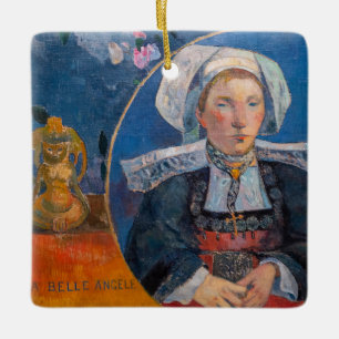 Paul Gauguin - Der schöne Engel, Pont-aven Keramikornament