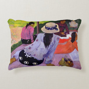 Paul Gauguin   der Siesta, 1891-2 (Öl auf Dekokissen