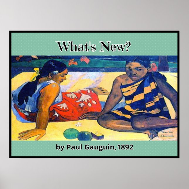 Paul Gauguin Design Poster (Vorne)