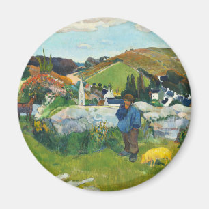 Paul Gauguin Die klassische Landschaft von Swinehe Magnet