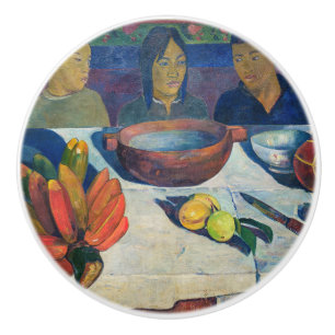 Paul Gauguin - Die Mahlzeit / Bananen Keramikknauf