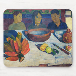 Paul Gauguin - Die Mahlzeit / Bananen Mousepad