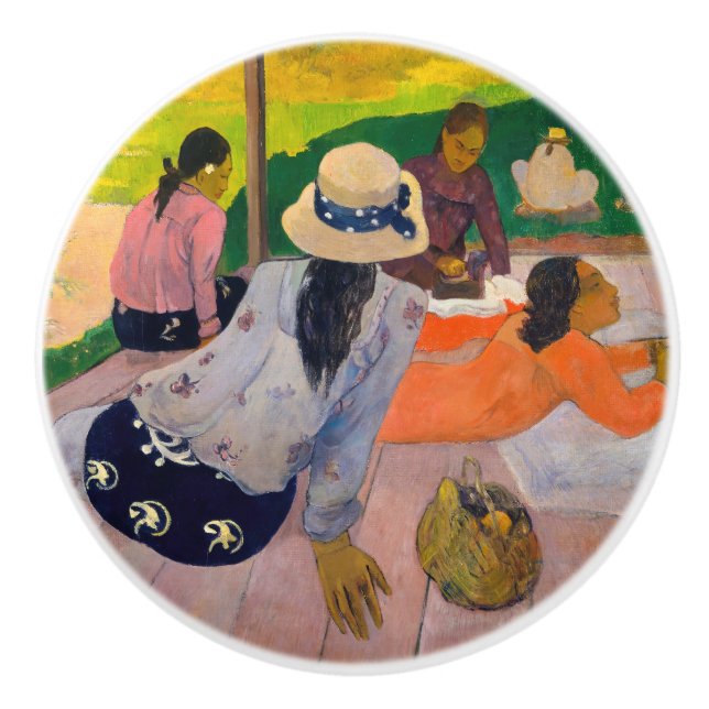 Paul Gauguin - Die Siesta Keramikknauf (Vorderseite)