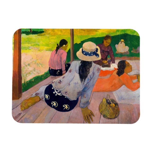 Paul Gauguin - Die Siesta Magnet (Horizontal)