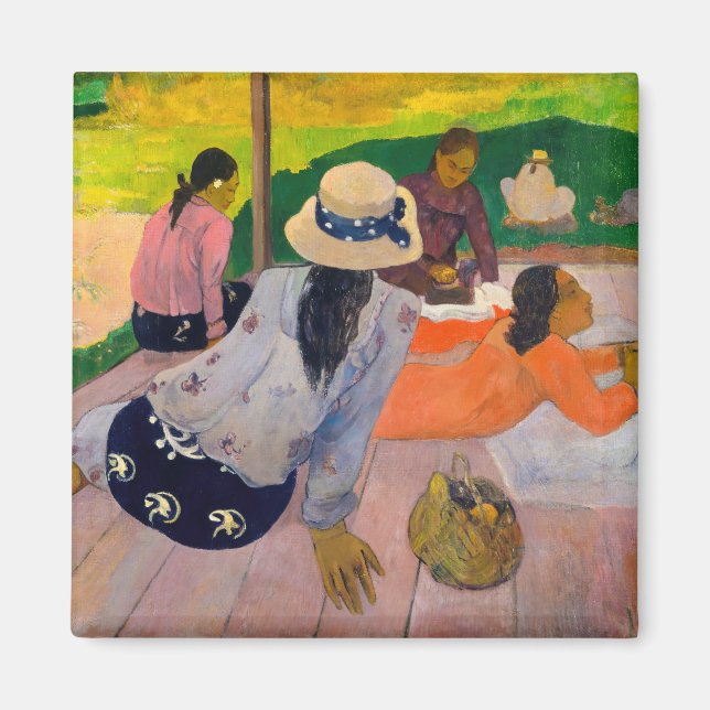 Paul Gauguin - Die Siesta Magnet (Vorne)