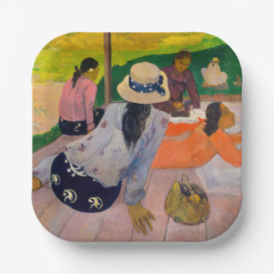 Paul Gauguin - Die Siesta Pappteller