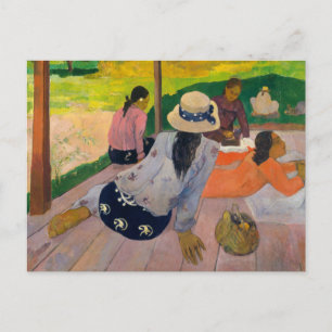 Paul Gauguin - Die Siesta Postkarte