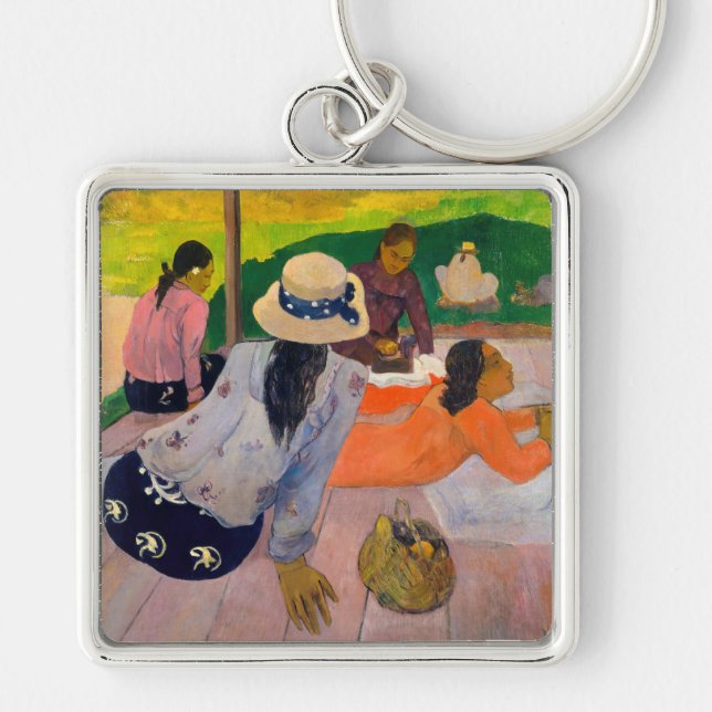 Paul Gauguin - Die Siesta Schlüsselanhänger (Vorne)