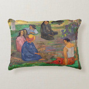 Paul Gauguin - Die Unterhaltung / Les Parau Parau Dekokissen