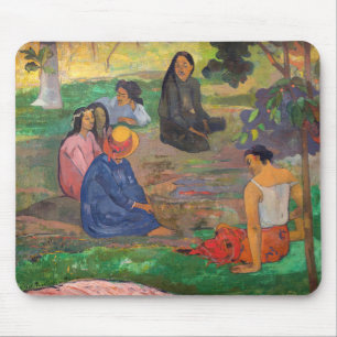 Paul Gauguin - Die Unterhaltung / Les Parau Parau Mousepad