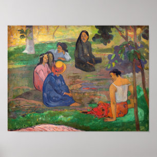 Paul Gauguin - Die Unterhaltung / Les Parau Parau Poster