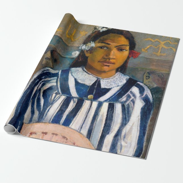 Paul Gauguin - Die Vorfahren von Tehamana Geschenkpapier (Ungerollt)