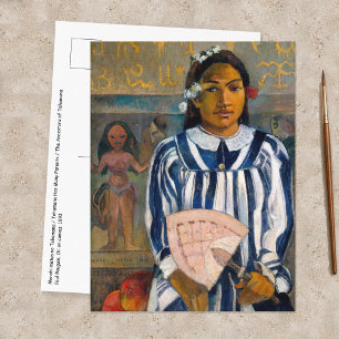 Paul Gauguin - Die Vorfahren von Tehamana Postkarte