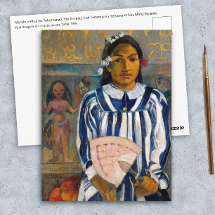 Paul Gauguin - Die Vorfahren von Tehamana Postkarte