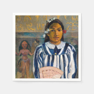 Paul Gauguin - Die Vorfahren von Tehamana Serviette