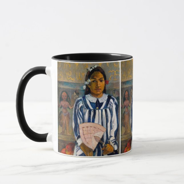Paul Gauguin - Die Vorfahren von Tehamana Tasse (Links)