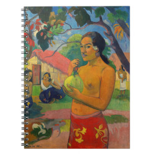 Paul Gauguin - Frau mit Frucht Notizblock