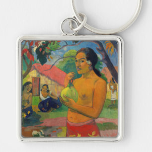Paul Gauguin - Frau mit Frucht Schlüsselanhänger