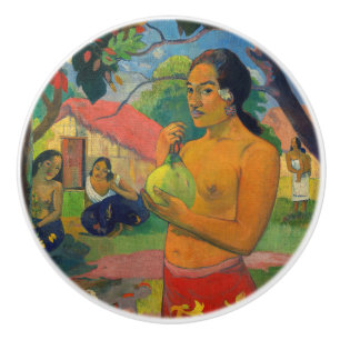 Paul Gauguin - Frauen, die eine Frucht halten Keramikknauf