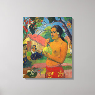 Paul Gauguin - Frauen, die eine Frucht halten Leinwanddruck