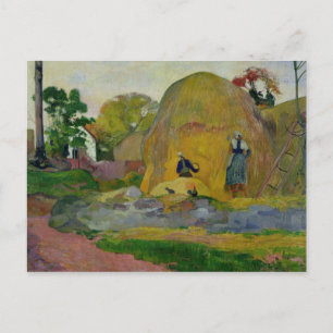 Paul Gauguin   Gelbe Haystacks oder Goldene Ernte Postkarte