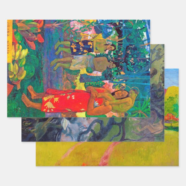 Paul Gauguin Geschenkpapier Set (Set)