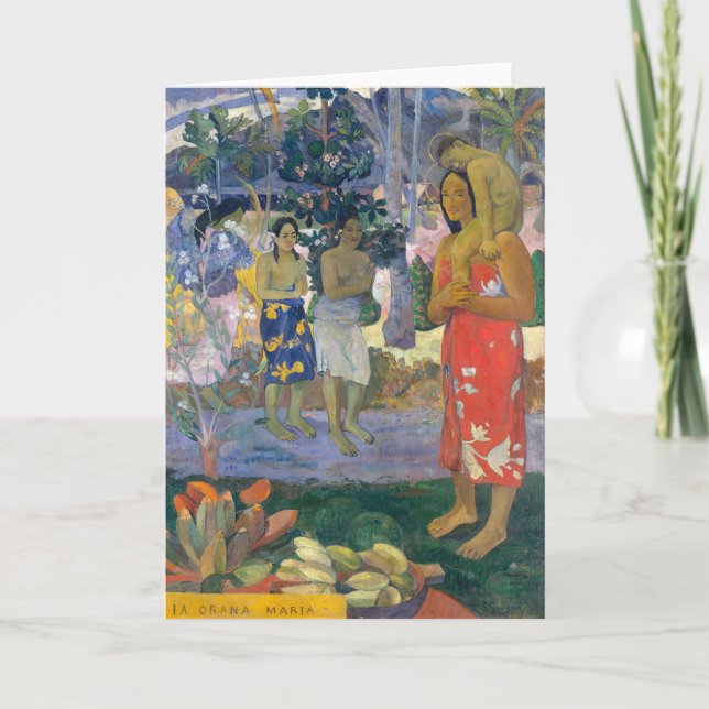 Paul Gauguin - Hail Mary / Ia Orana Maria Karte (Vorderseite)