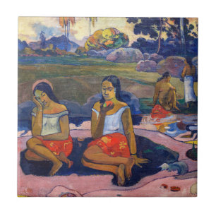 Paul Gauguin - Heilige Quelle, süße Träume Fliese