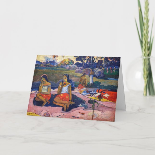 Paul Gauguin - Heiliger Frühling, süße Träume Karte (Vorderseite)
