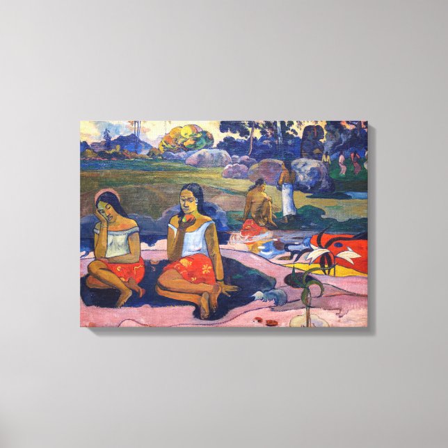 Paul Gauguin - Heiliger Frühling, süße Träume Leinwanddruck (Vorderseite)