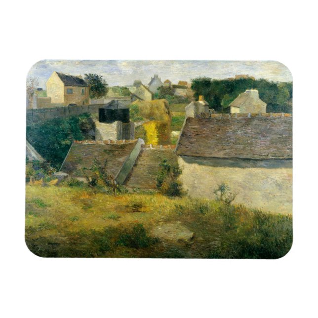 Paul Gauguin Houses at Vaugirard Magnet (Horizontal)