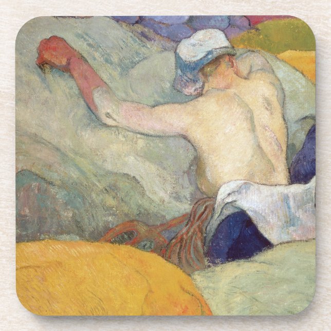 Paul Gauguin | in der Hitze oder die Schweine, Getränkeuntersetzer (Vorderseite)