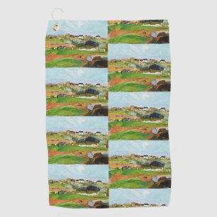 Paul Gauguin Landscape at Le Pouldu Classic Art Golfhandtuch