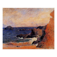 Paul Gauguin - Landschaft an der Küste, Kunst, Kun