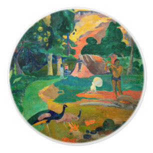 Paul Gauguin - Landschaft mit Peacocks / Matamoe Keramikknauf