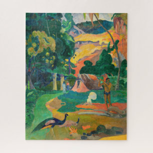 Paul Gauguin - Landschaft mit Pfauen / Matamoe