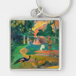Paul Gauguin - Landschaft mit Pfauen / Matamoe Schlüsselanhänger