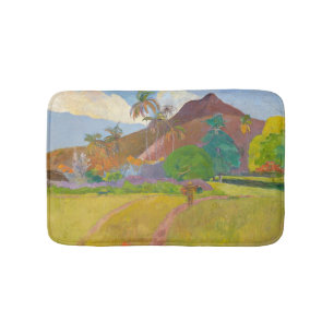 Paul Gauguin - Landschaft von Tahitien Badematte
